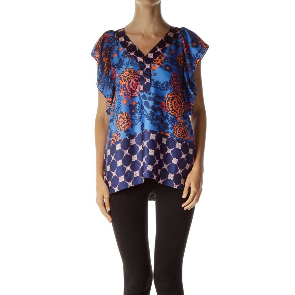 Beautiful floral top by Fei from Anthropologie